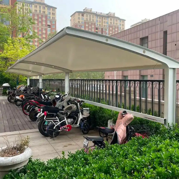 略阳县膜结构电动车棚